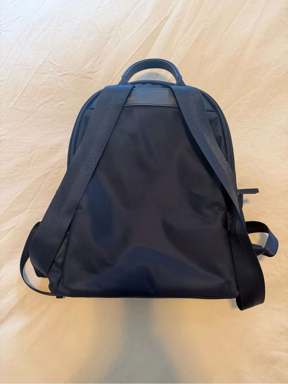 Tory Burch Ella Navy Nylon Backpack